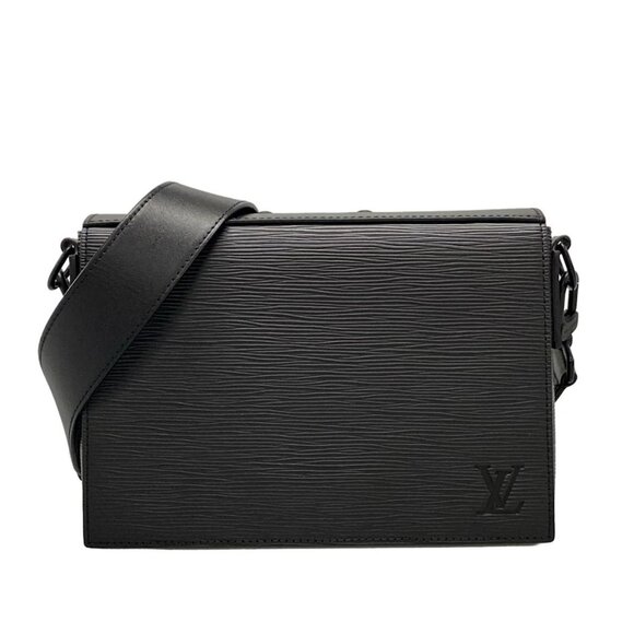 Auth LOUIS VUITTON New Flap Messenger M58492 Noir Epi - RFID : confirmed - Picture 1 of 16